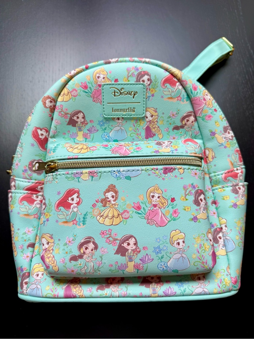 Disney Loungefly Mint Princess Backpack